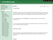 Tablet Screenshot of cis3390group6.wikispaces.com