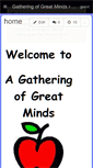 Mobile Screenshot of gatheringofgreatminds.wikispaces.com