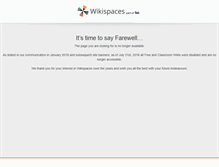 Tablet Screenshot of mrswilsonswikispace.wikispaces.com