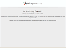 Tablet Screenshot of plokmijnuhbygvtfcrdxeszwaq.wikispaces.com