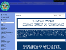 Tablet Screenshot of maidengullyps.wikispaces.com