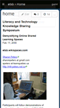 Mobile Screenshot of etsb.wikispaces.com