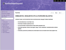 Tablet Screenshot of kontxaiktwebquest.wikispaces.com