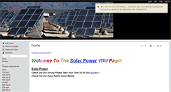 Desktop Screenshot of hkaex2010-solarpower.wikispaces.com