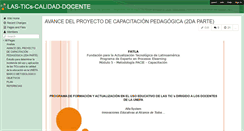 Desktop Screenshot of las-tics-calidad-docente.wikispaces.com