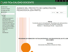 Tablet Screenshot of las-tics-calidad-docente.wikispaces.com