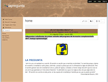 Tablet Screenshot of lapregunta.wikispaces.com
