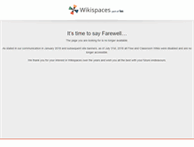 Tablet Screenshot of missmarybhell.wikispaces.com