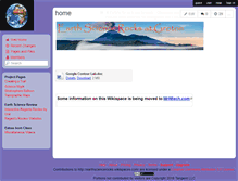 Tablet Screenshot of earthsciencerocks.wikispaces.com