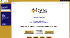 Desktop Screenshot of byte2010.wikispaces.com