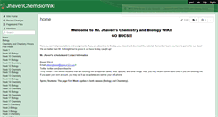 Desktop Screenshot of jhaverichembiowiki.wikispaces.com