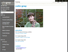 Tablet Screenshot of colinmgray.wikispaces.com