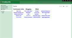 Desktop Screenshot of crosbyville.wikispaces.com