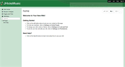 Desktop Screenshot of jhicksmusic.wikispaces.com