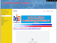 Tablet Screenshot of depedpangasinanii.wikispaces.com