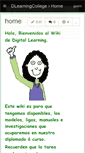 Mobile Screenshot of dlearningcollege.wikispaces.com