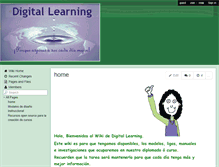 Tablet Screenshot of dlearningcollege.wikispaces.com