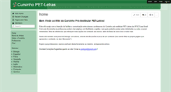 Desktop Screenshot of cursinhopetletras.wikispaces.com