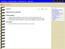 Tablet Screenshot of bhcteachers.wikispaces.com