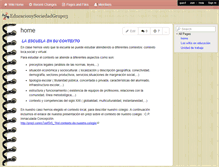 Tablet Screenshot of educacionysociedadgrupo3.wikispaces.com