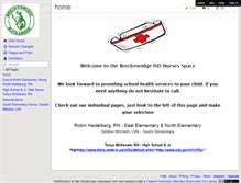 Tablet Screenshot of bisdnurses.wikispaces.com