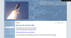 Desktop Screenshot of goodrichmath.wikispaces.com