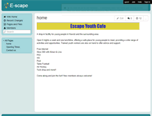 Tablet Screenshot of e-scape.wikispaces.com