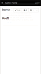 Mobile Screenshot of kreft.wikispaces.com