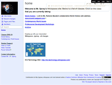 Tablet Screenshot of jspivey.wikispaces.com