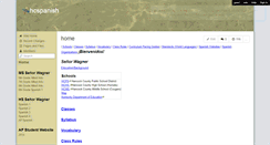 Desktop Screenshot of hcspanish.wikispaces.com