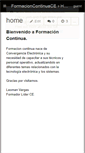 Mobile Screenshot of formacioncontinuace.wikispaces.com