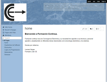 Tablet Screenshot of formacioncontinuace.wikispaces.com