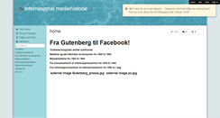 Desktop Screenshot of internasjonal-mediehistorie.wikispaces.com