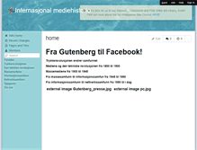 Tablet Screenshot of internasjonal-mediehistorie.wikispaces.com