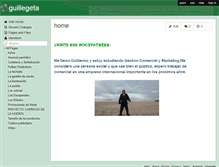 Tablet Screenshot of guillegeta.wikispaces.com