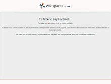 Tablet Screenshot of mrcward.wikispaces.com