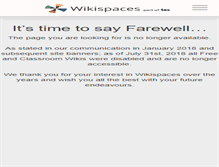 Tablet Screenshot of mrmarshallscience.wikispaces.com