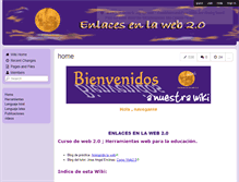 Tablet Screenshot of enlacesweb.wikispaces.com