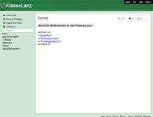 Tablet Screenshot of klasselanztest.wikispaces.com