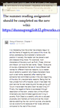 Mobile Screenshot of dunnapenglish12.wikispaces.com