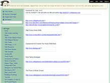 Tablet Screenshot of dmullett.wikispaces.com