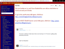 Tablet Screenshot of 2009-2010hrrbwiki.wikispaces.com