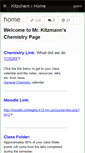 Mobile Screenshot of kitzchem.wikispaces.com