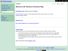 Tablet Screenshot of kitzchem.wikispaces.com