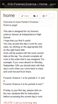 Mobile Screenshot of ihs-forensicscience.wikispaces.com