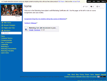 Tablet Screenshot of abbymarketing.wikispaces.com