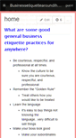 Mobile Screenshot of businessetiquettearoundtheworld.wikispaces.com