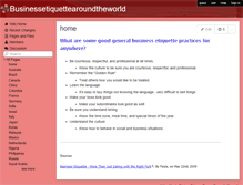 Tablet Screenshot of businessetiquettearoundtheworld.wikispaces.com
