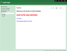 Tablet Screenshot of cols-lps.wikispaces.com