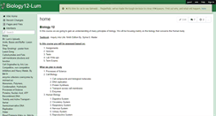 Desktop Screenshot of biology12-lum.wikispaces.com
